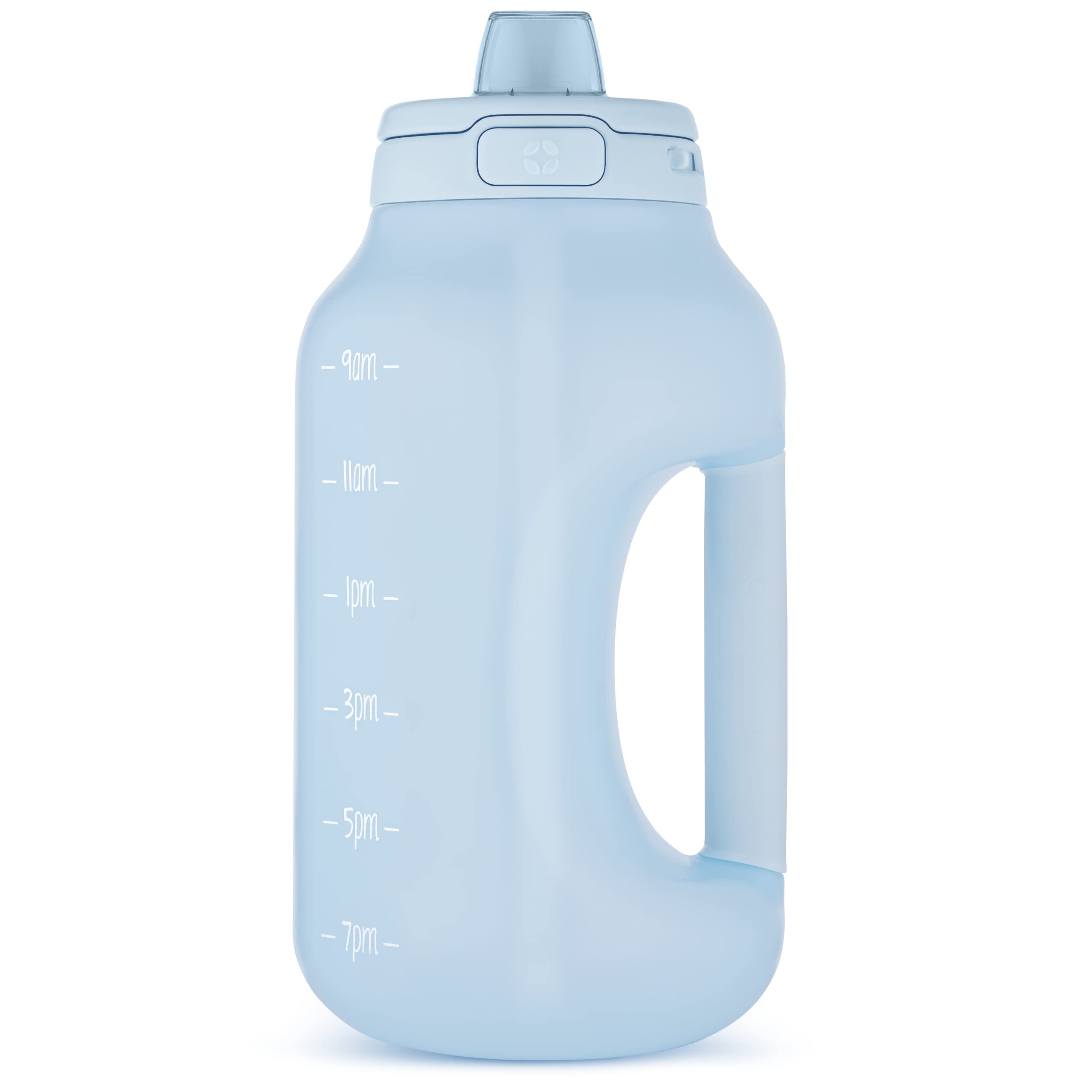 Half Gallon Water Bottle with Straw Ello