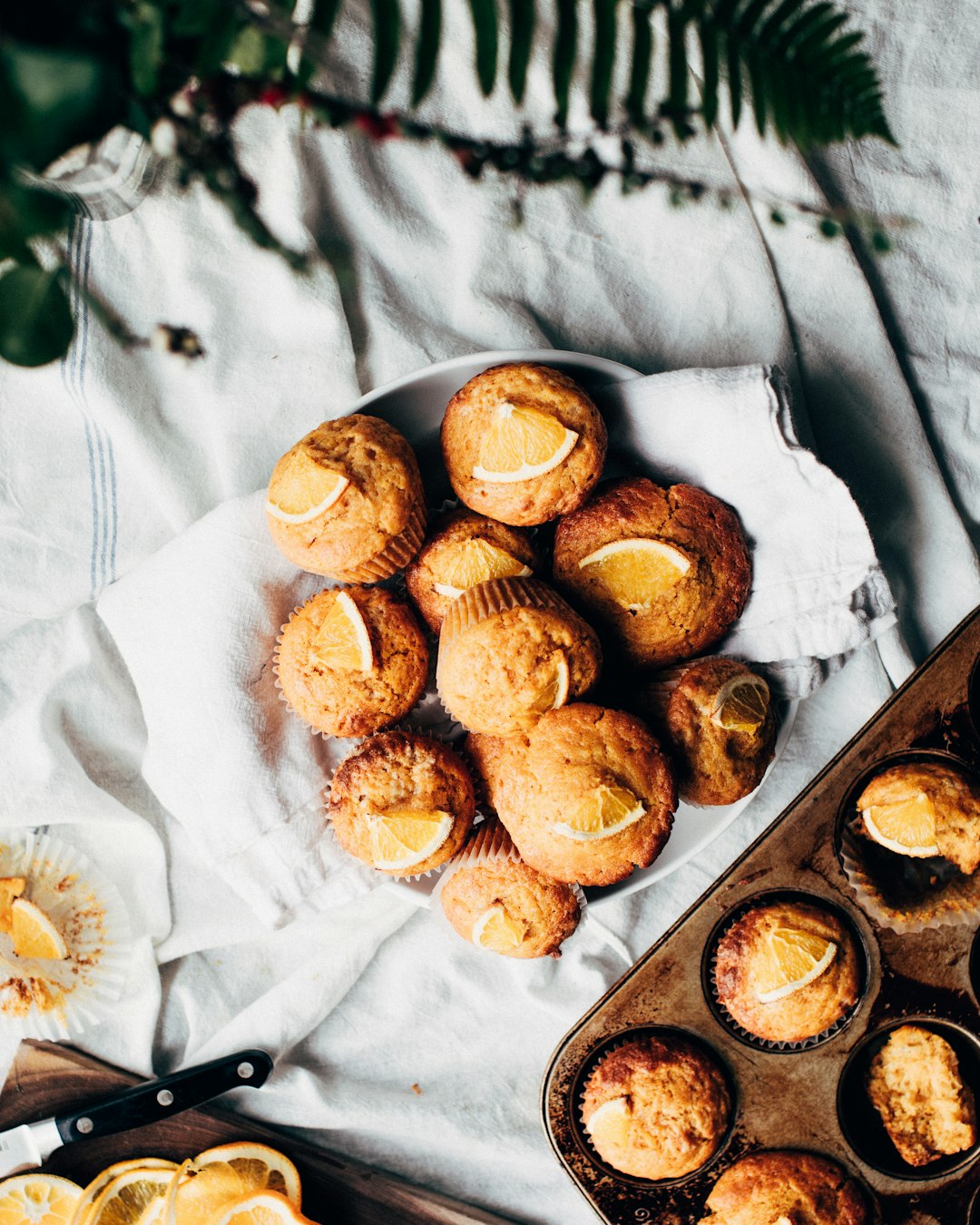 Muffins in Orange Muffins in Orange