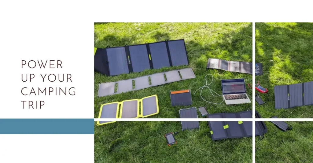 Portable Solar Chargers Power Up Your Camping Trip