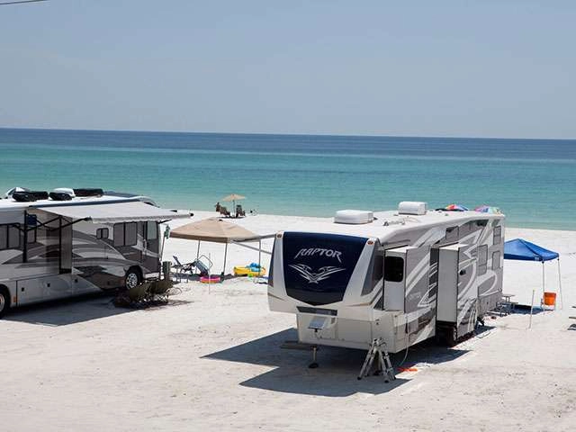 Camp Gulf Florida Beachfront Campsites