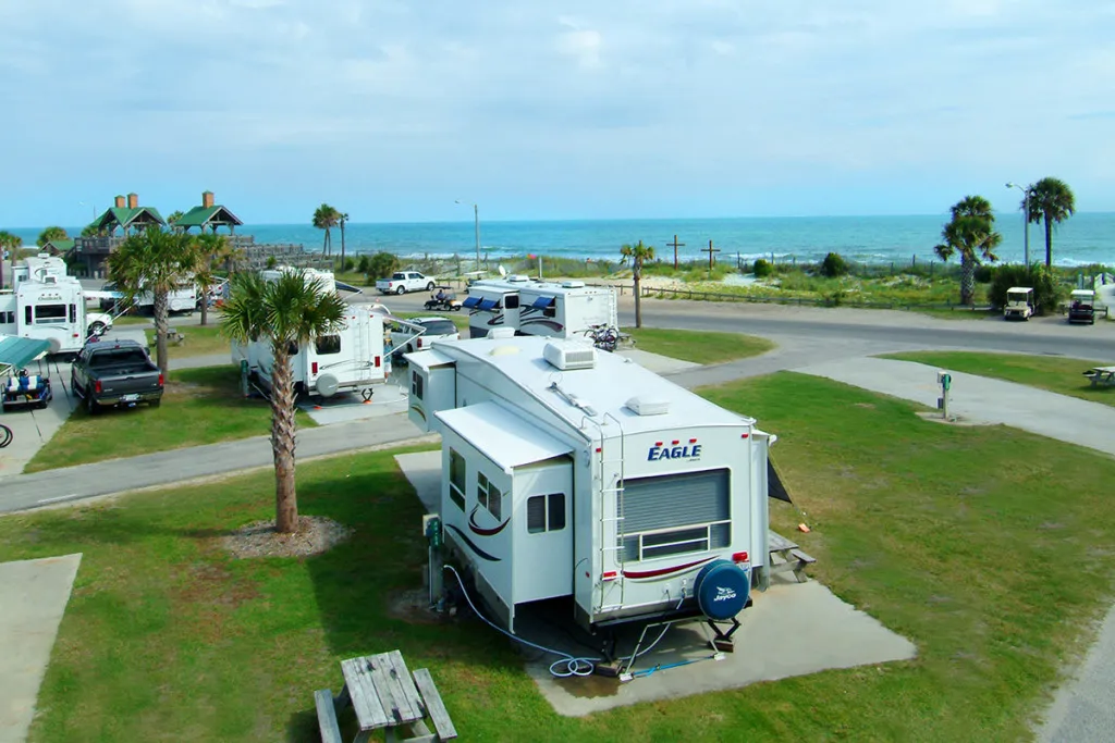 Ocean Lakes Family Campground South Carolina Beachfront Campsites