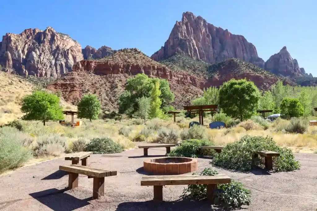 Watchman Campground Zion National Park