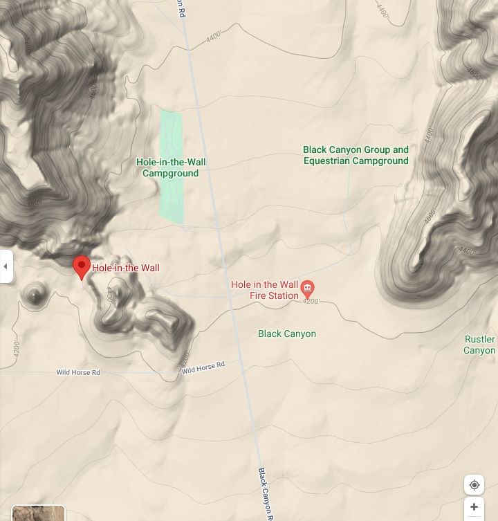 map position the Mojave National Preserve area Desert Campgrounds