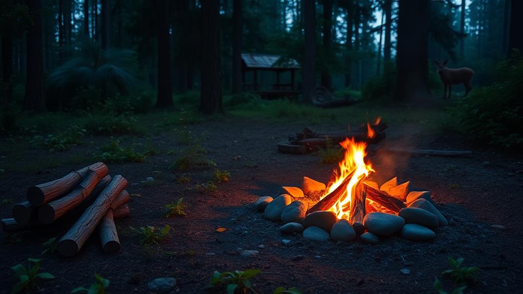follow safe campfire guidelines