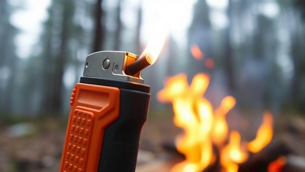 flame resistant weatherproof lighter