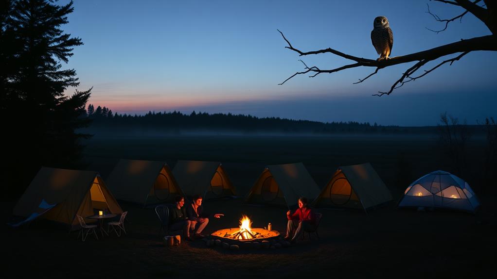 serene wildlife friendly camping experience