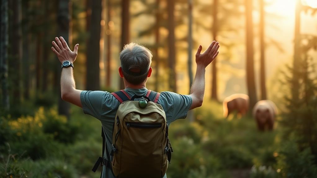 sound disturbance during hiking