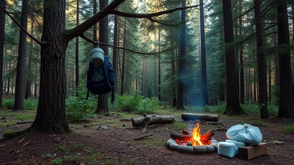 maintain tidy campsite practices