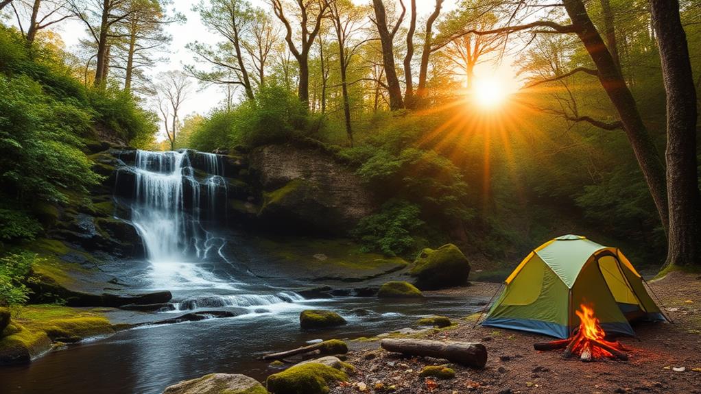 stunning waterfalls in brecon