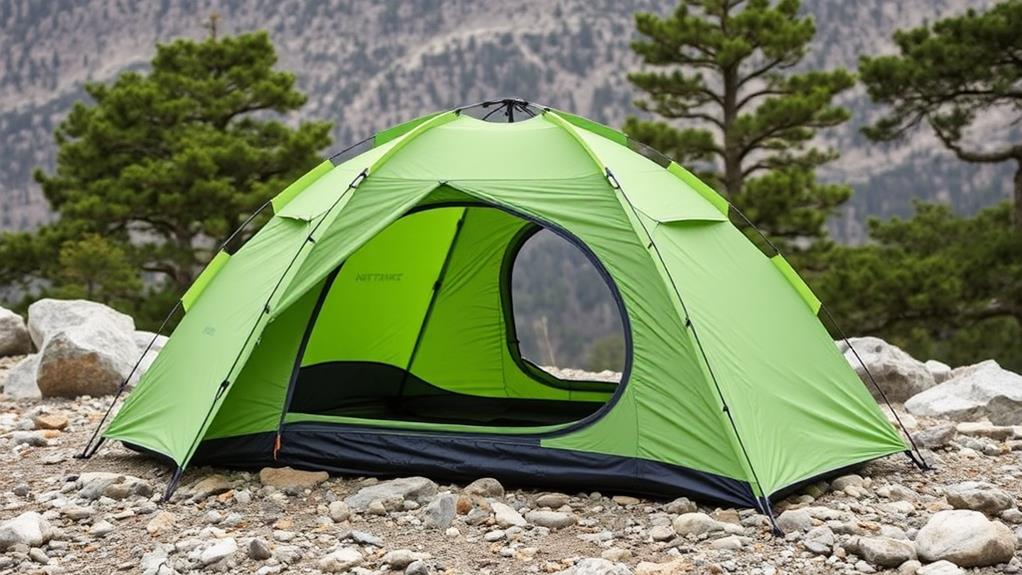 lightweight backpacking tent design