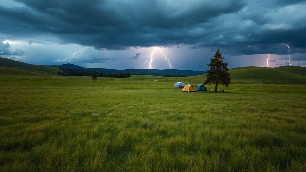 select secure camping spots