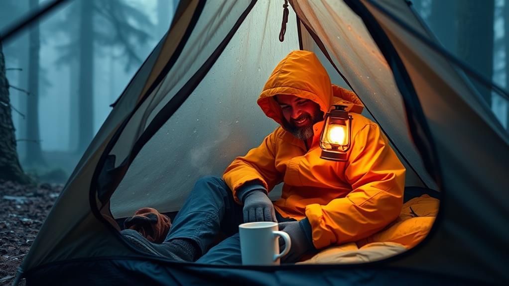 cozy and protected outdoors