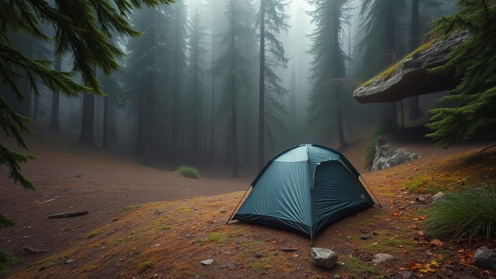 selecting ideal camping location