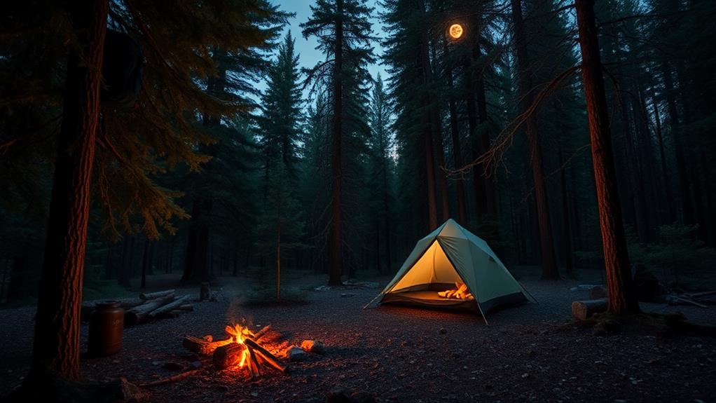 campsite safety and privacy