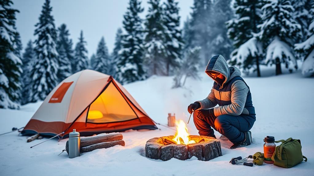 winter camping safety tips
