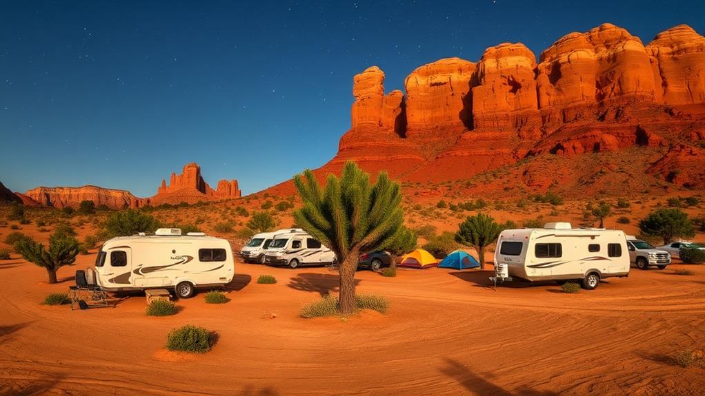 scenic camping in utah