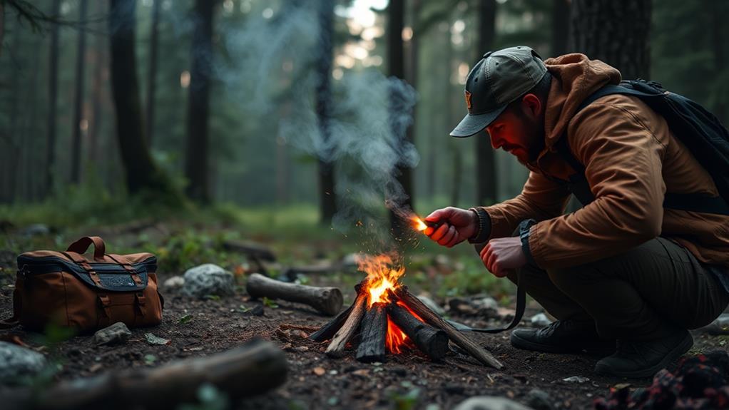 chemical reaction based fire starters