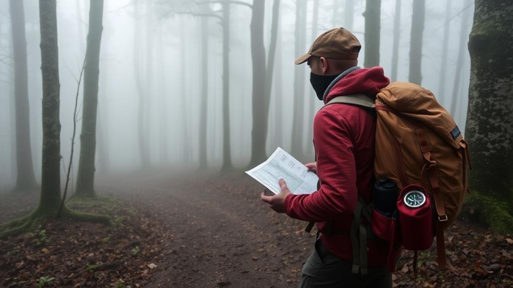 guiding through poor visibility