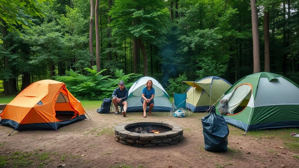 mindful camping etiquette practices