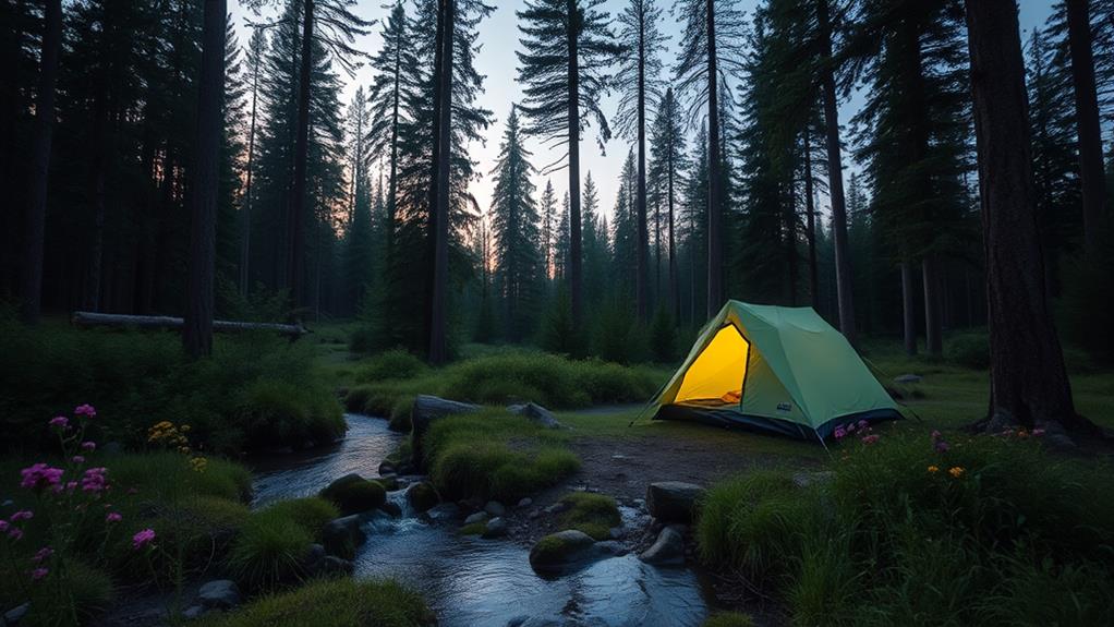 respect nature while camping