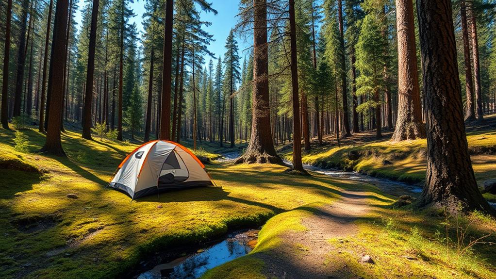 selecting ideal campsite location