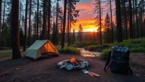 sustainable wild camping tips