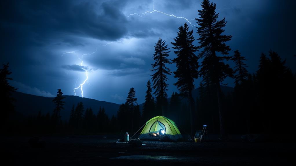 thunderstorm safety for campers