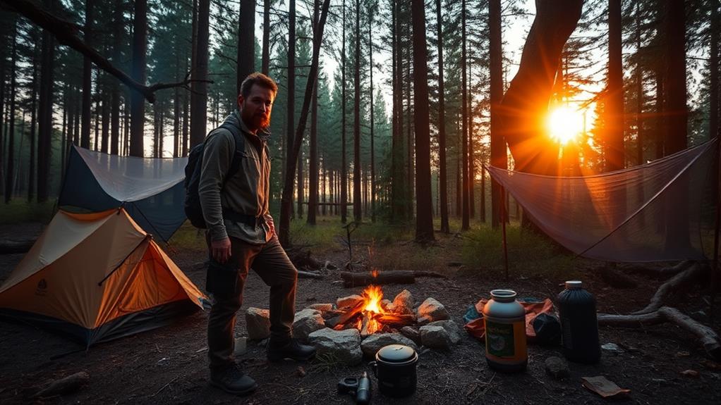 wild camping summer safety