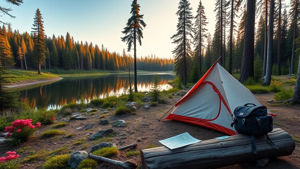 wild camping trip planning