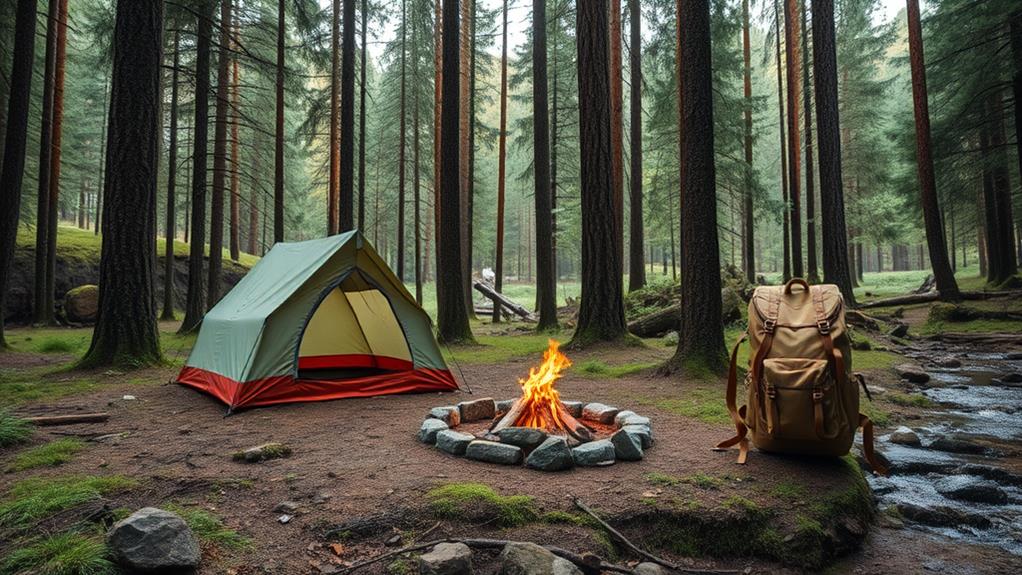 wild camping trip planning